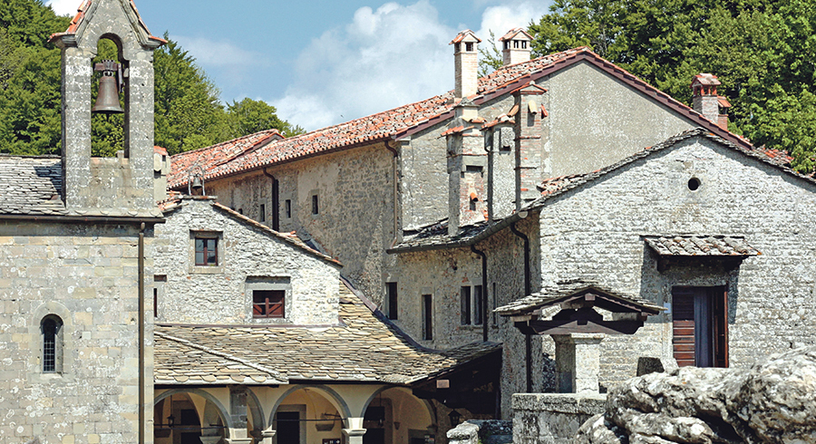Das heutige Kloster La Verna. 