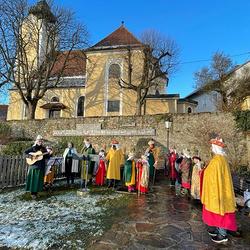 Sternsinger/innen der Pfarre Linz St. Magdalena