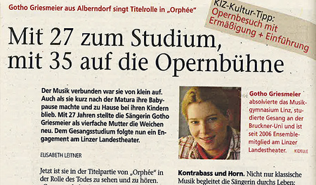 Die KirchenZeitung widmete Gotho Griesmeier einen großen Beitrag. 