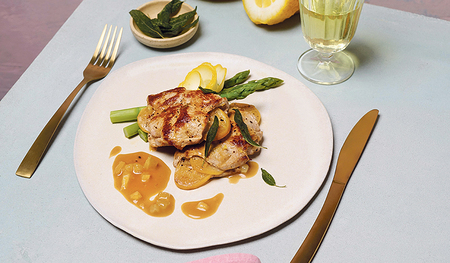 Kalbsschnitzel mit Zitrone