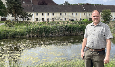 Oberförster Markus Philipp ist neben dem Forst auch für 14 Karpfenteiche verantwortlich.