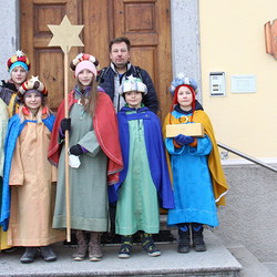 Sternsinger/innen der Pfarre Grünbach