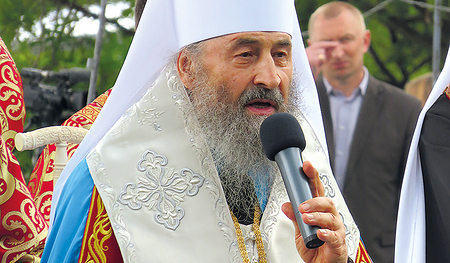 Metropolit Onufrij führt die Ukrainisch-orthodoxe Kirche aus dem Moskauer Patriarchat. 