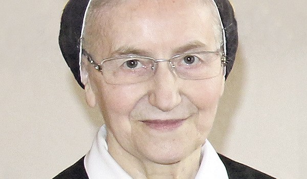 Sr. Lydia Süss, Benediktinerin des Unbefleckten Herzens Mariens vom Kloster Steinerkirchen an der Traun, seit 1973 im Abteisekretariat des Stiftes Kremsmünster   