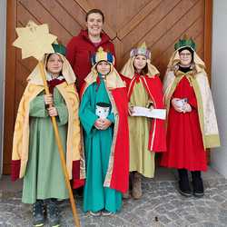 Sternsinger/innen der Pfarre Aspach