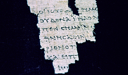 Der Papyrus 52 wird heute in Manchester (GB) aufbewahrt. 