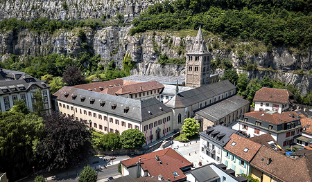 Abtei Saint-Maurice in der Schweiz.