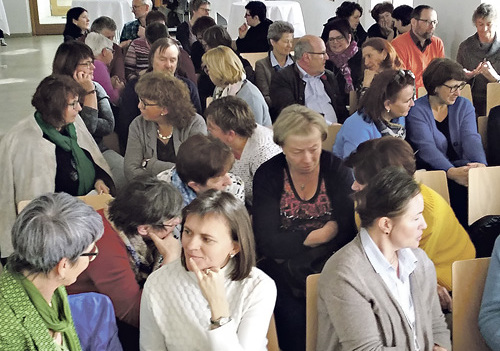 Intensiver Austausch der Teilnehmer/innen.