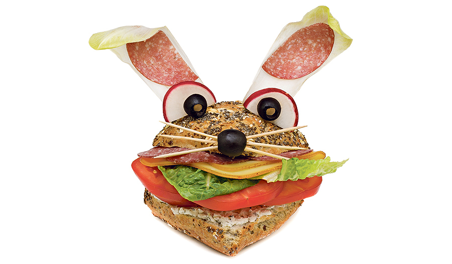 Wie wäre es mit einem Hasen zur Faschingsjause? 