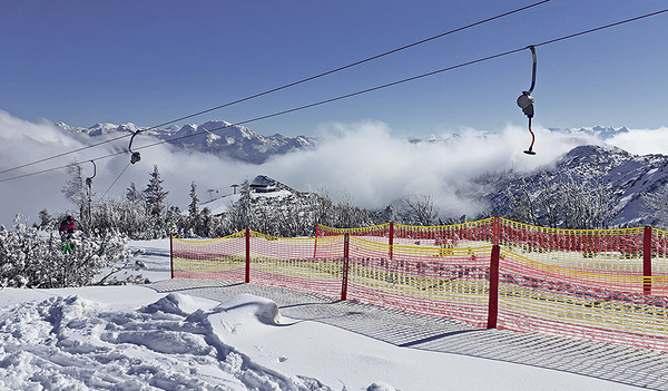 Im Skigebiet Feuerkogel kam man bis vor wenigen Jahren noch ohne Kunstschnee aus.    