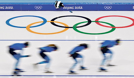 In Peking gehen heuer die Olympischen Winterspiele  über die Bühne.