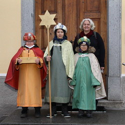 Sternsinger/innen der Pfarre Grünbach