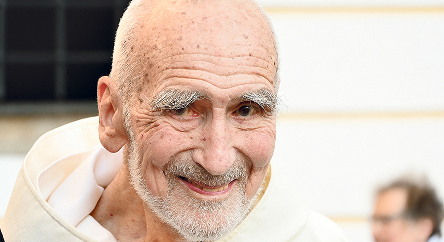 Der 100-jährige Benediktinerbruder  David Steindl-Rast.    
