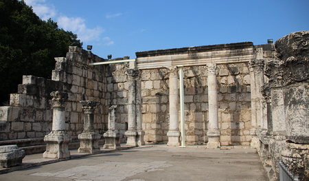 Die spätere Synagoge von Kafarnaum
