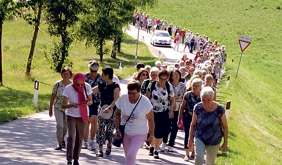 Kfb-Frauen unterwegs nach Maria Trens 