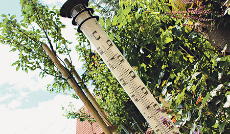 Außenthermometer mit der Celsius-Scala 