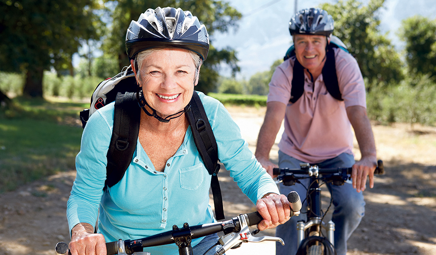 Radfahren ist ein gesunder Sport, solange Überbelastungen vermieden werden. 