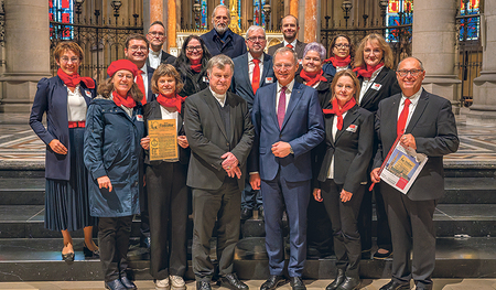 Das Team der Kirchenzeitung feierte sein 80-Jahr-Jubiläum mit einem Dankgottesdienst im Mariendom. Auch Landeshauptmann Thomas Stelzer gratulierte. 