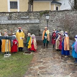 Sternsinger/innen der Pfarre Linz St. Magdalena