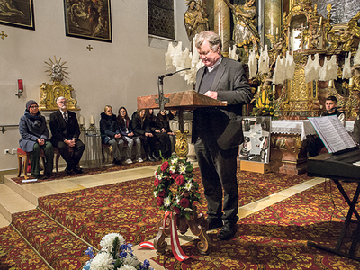 Bischof Manfred Scheuer hielt die Gedenkrede.   