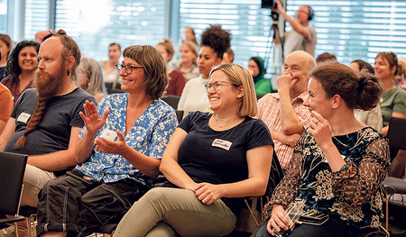 Auch 2023 nahmen viele Interessierte am Symposium der Zivilcourage in Linz teil.   