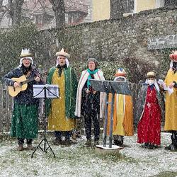 Sternsinger/innen der Pfarre Linz St. Magdalena