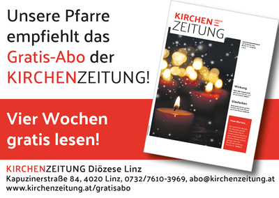 Vier Wochen die Kirchenzeitung gratis lesen 