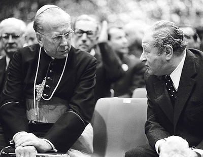 Bruno Kreisky und Kardinal Franz König schlugen Brücken.