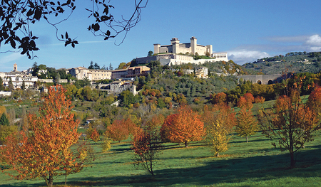 In Spoleto wurde der Antonius heiliggesprochen.  