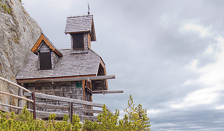 Wurde heuer zum schönsten Platz Österreichs gekürt: das „Friedenskircherl“ in der Steiermark.   