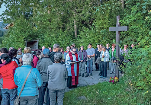 Der Kreuzweg auf den Oberkaibling bei Pettenbach   