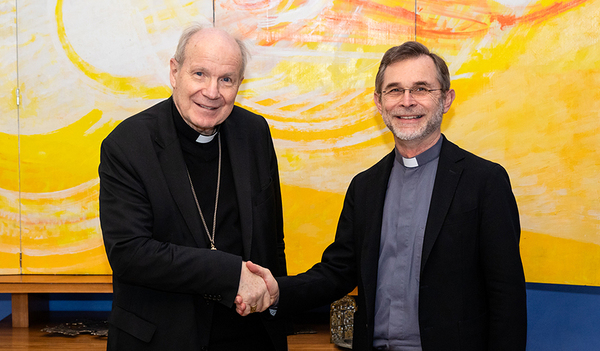 Christoph Schönborn,  emeritierter Erzbischof von Wien, und Josef Grünwidl, Apostolischer Administrator der Erzdiözese Wien. 