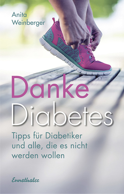 In ihrem Buch „Danke, Diabetes“ schreibt sie über persönliche Erfahrungen und Gedanken. Das Buch ist Ende März im Ennsthaler Verlag erschienen, 164 Seiten,  € 17,90. ISBN: 978-3-85068-994-6 