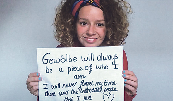 Jugendliche schickten während des Lockdowns Videobotschaften und Clips an das Jugendzentrum Gewölbe.  Das Video ist ab sofort auf Youtube unter „GEWÖLBE spirit“ zu finden.  