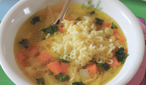Buchstabensuppe