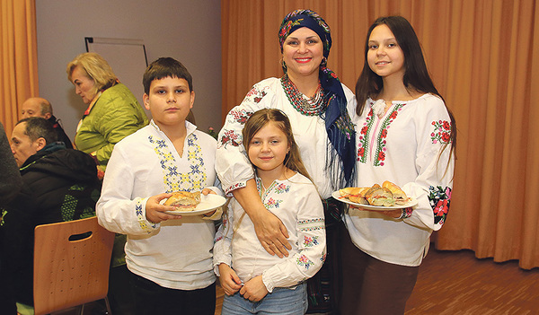 Die Ukrainer:innen feierten das orthodoxe Weihnachtsfest. 