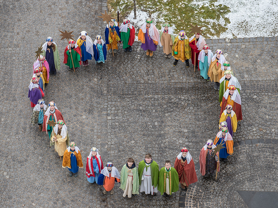 Sternsinger/innen der Pfarre Campern