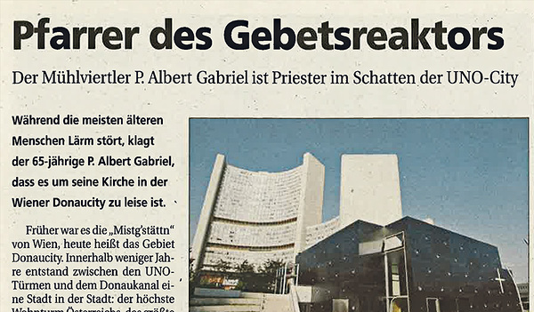 Die KirchenZeitung berichtete vor 20 Jahren über den Pfarrer des Gebetsreaktors.  