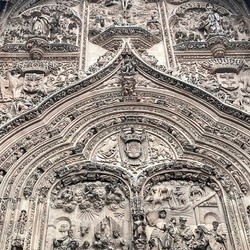 24. Oktober - Salamanca: Fassade der Universität