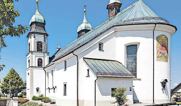 Die Wallfahrtskirche Maria Bildstein in Vorarlberg ist mit 18 Grad Celsius eine der derzeit kühlsten Kirchen in Österreich.   