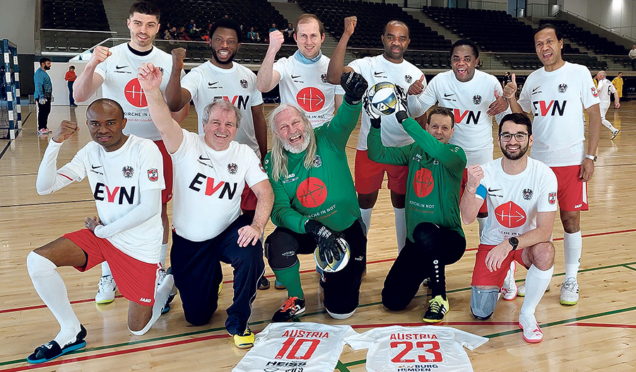 Die österreichische Elf.