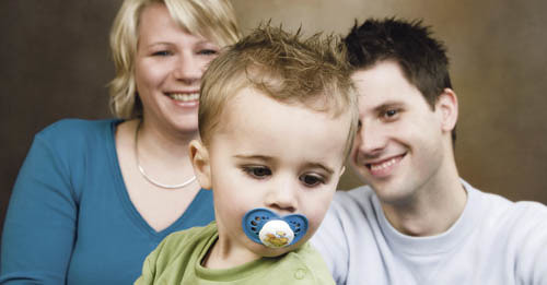 Eltern mit Kind - parents with child