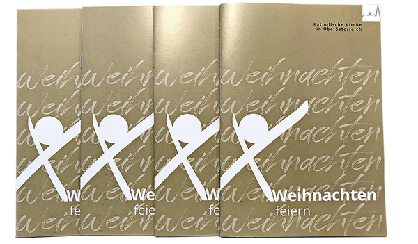 Die Broschüre „Weihnachten feiern“.