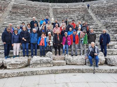 Im Theater in Epidauros