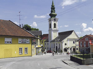 Die Gemeinde Sigharting im Bezirk Schärding hat 840  Einwohnerinnen und Einwohner, 40 davon sind Flüchtlinge.