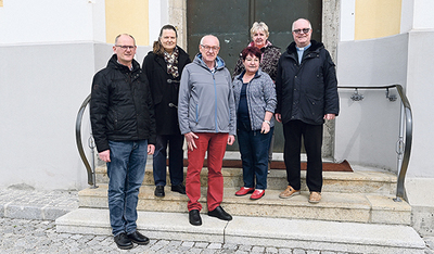Ein Teil des Dekanatsteams von Gaspoltshofen (v.l.): Andreas Hagler, Martina Salfinger, Fritz Klinglmair, Brigitte Aigner, Ingrid Mayr und Johannes Blaschek. 