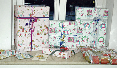 Die ersten Weihnachtspackerl sind schon eingetroffen. In den nächsten Tagen wird sie Viktoria-Anna Schapfl diskret verteilen. 