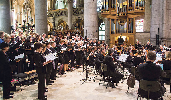 Die Dommusik ist seit Jahrzehnten ein unverzichtbarer Teil der Liturgie im Mariendom. 