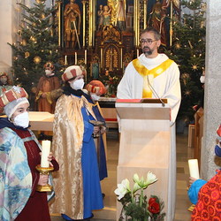 Sternsinger/innen der Pfarre Grünbach