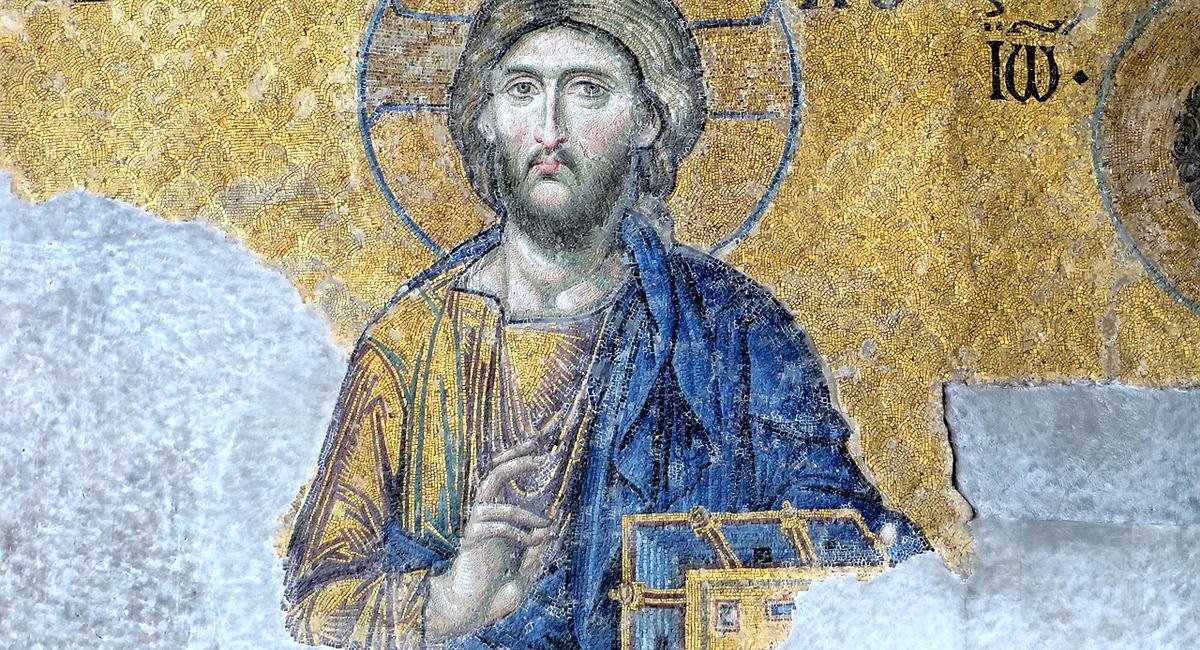 Zeichnung von Jesu.